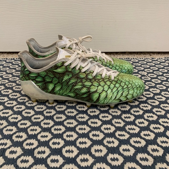 NEW RARE Adidas Adizero 5-Star 6.0 'Dragon Eat' Football Cleats Men's Size 9 - Picture 2 of 5